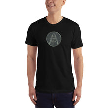 Load image into Gallery viewer, Proudly show your support for the Second Amendment with this 2A design. Crossed weapons, soft, comfortable cotton, and a great fit make this a perfect patriot tee. Available in black, white, asphalt, and forest.
