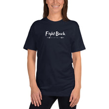 Load image into Gallery viewer, &quot;Fight Back, 1776&quot; jersey tee is one all patriots are sure to love! Available in black, navy, red, royal blue, and slate. 

