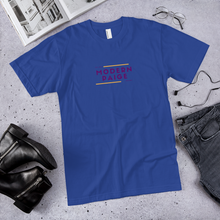 Load image into Gallery viewer, Soft, fitted cotton with exclusive plum &amp; gold &quot;Modern Paige Designs est 2020&quot; logo. Available in white, slate, teal, royal blue, and asphalt. 
