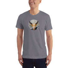 Load image into Gallery viewer, Comfortable cotton, “Fight For It” print, and an enraged eagle combine for the perfect men’s tee. Available in white, black, slate, forest, and navy. 
