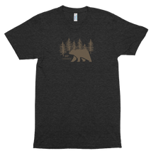 Load image into Gallery viewer, Comfort &amp; quality combine for a great vintage look &amp; feel on this MP Designs Grizzly tri-blend shirt. Available in tri-black, tri-cranberry, tri-evergreen, tri-oatmeal, and athletic grey. 
